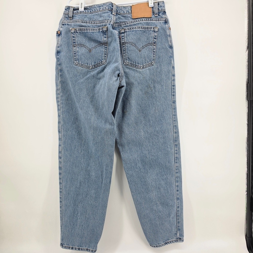 Vintage Levis 550 Womens Relaxed Tapered Mom Jeans Size 16 Made in Canada 33x30
